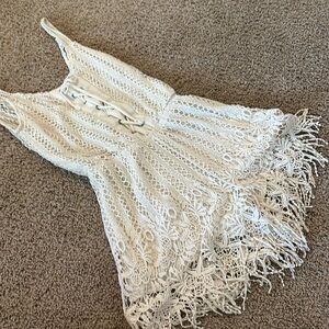 Miss me medium crochet romper